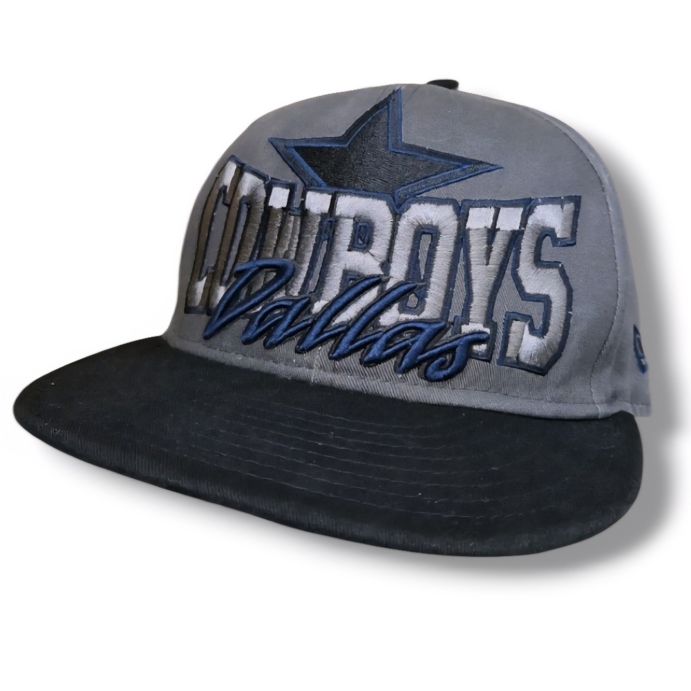 Dallas Cowboys New Era 9Fifty Hat Double Line Embroidery Snapback 2 tone Retro